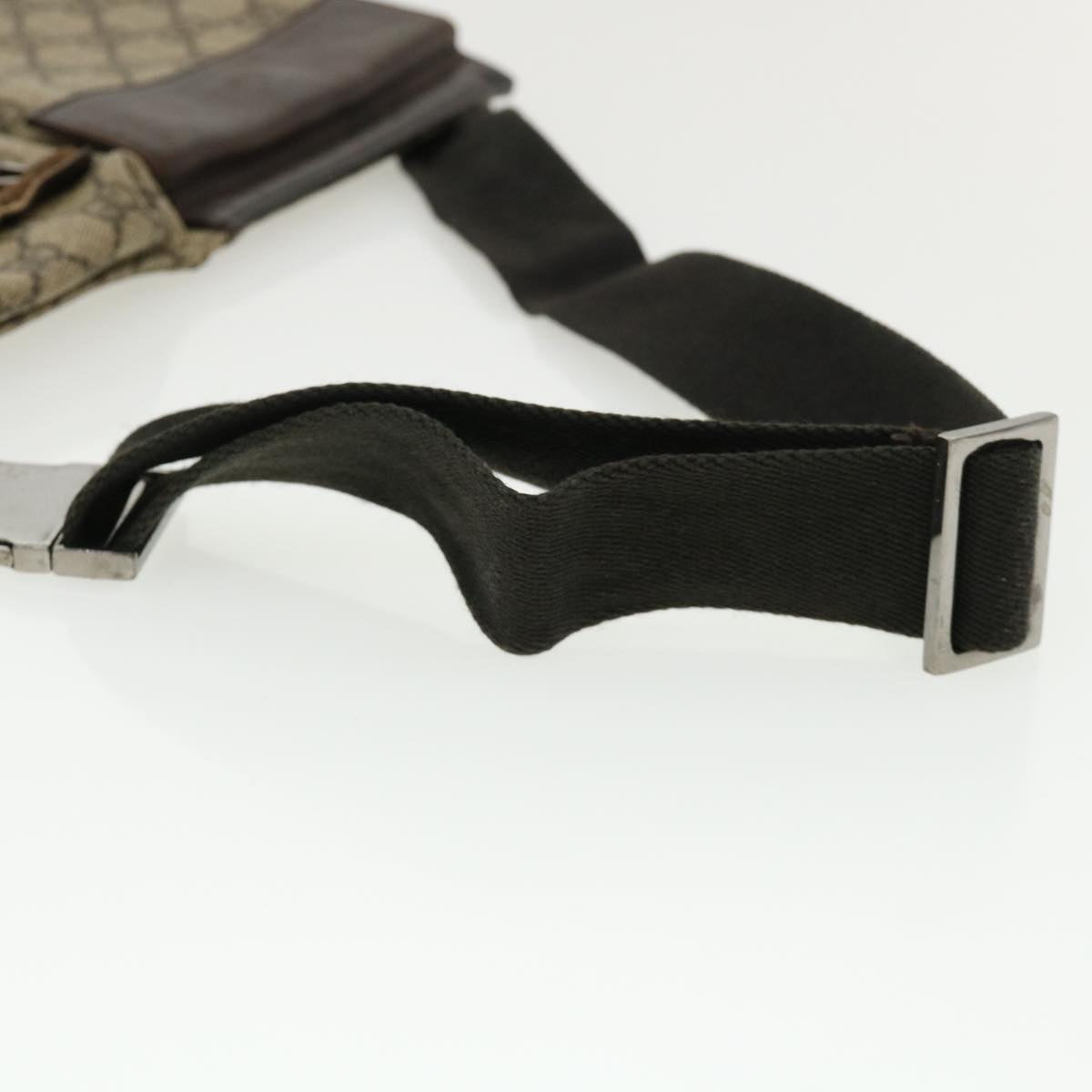 GUCCI GG Canvas Waist Bag Beige rd3809