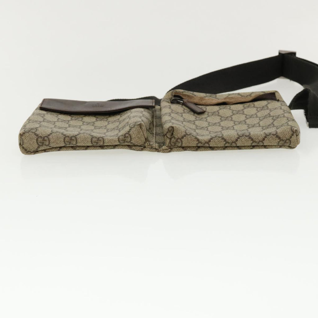GUCCI GG Canvas Waist Bag Beige rd3809