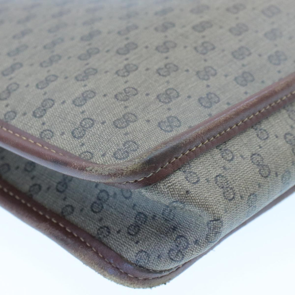 GUCCI Web Sherry Line Micro GG Canvas Clutch Bag Beige Red Green rd390