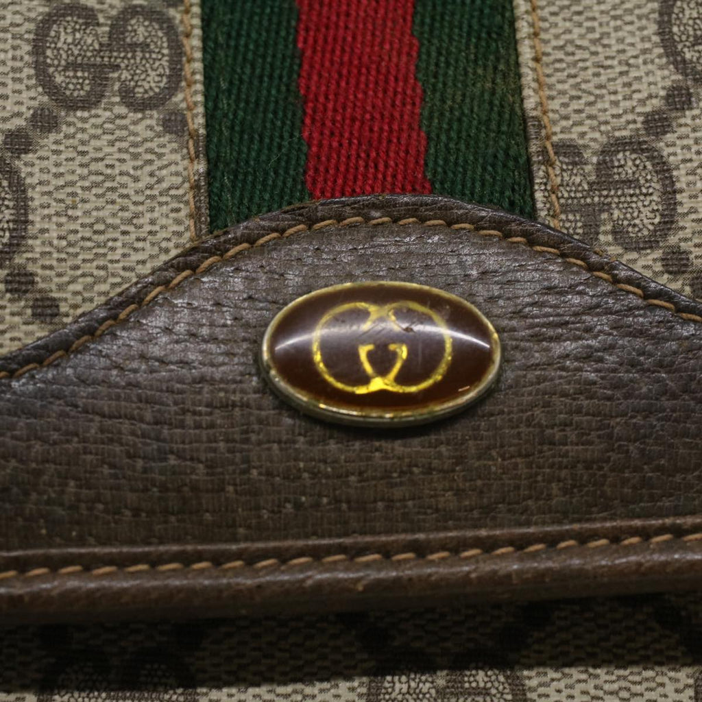 GUCCI GG Canvas Shoulder Bag Beige rd3962