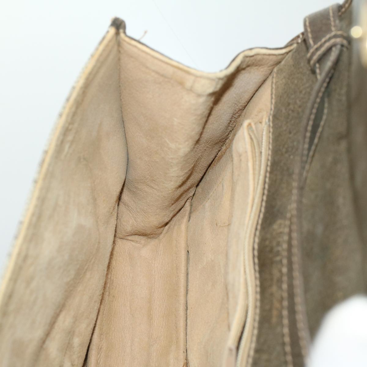 GUCCI GG Canvas Shoulder Bag Beige rd3962