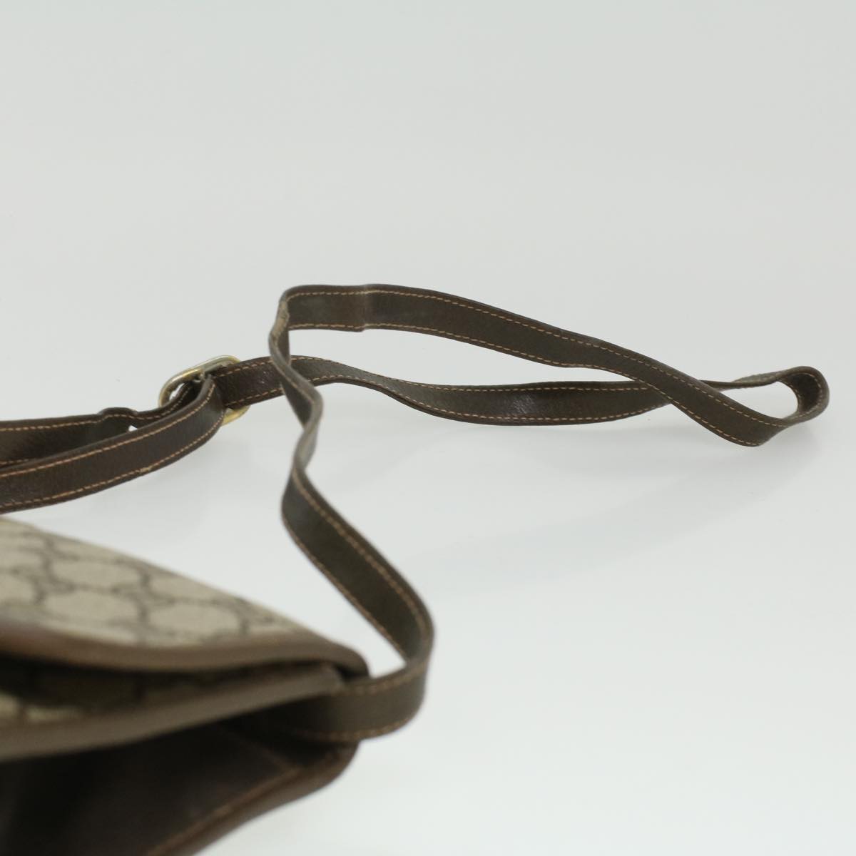 GUCCI GG Canvas Shoulder Bag Beige rd3962