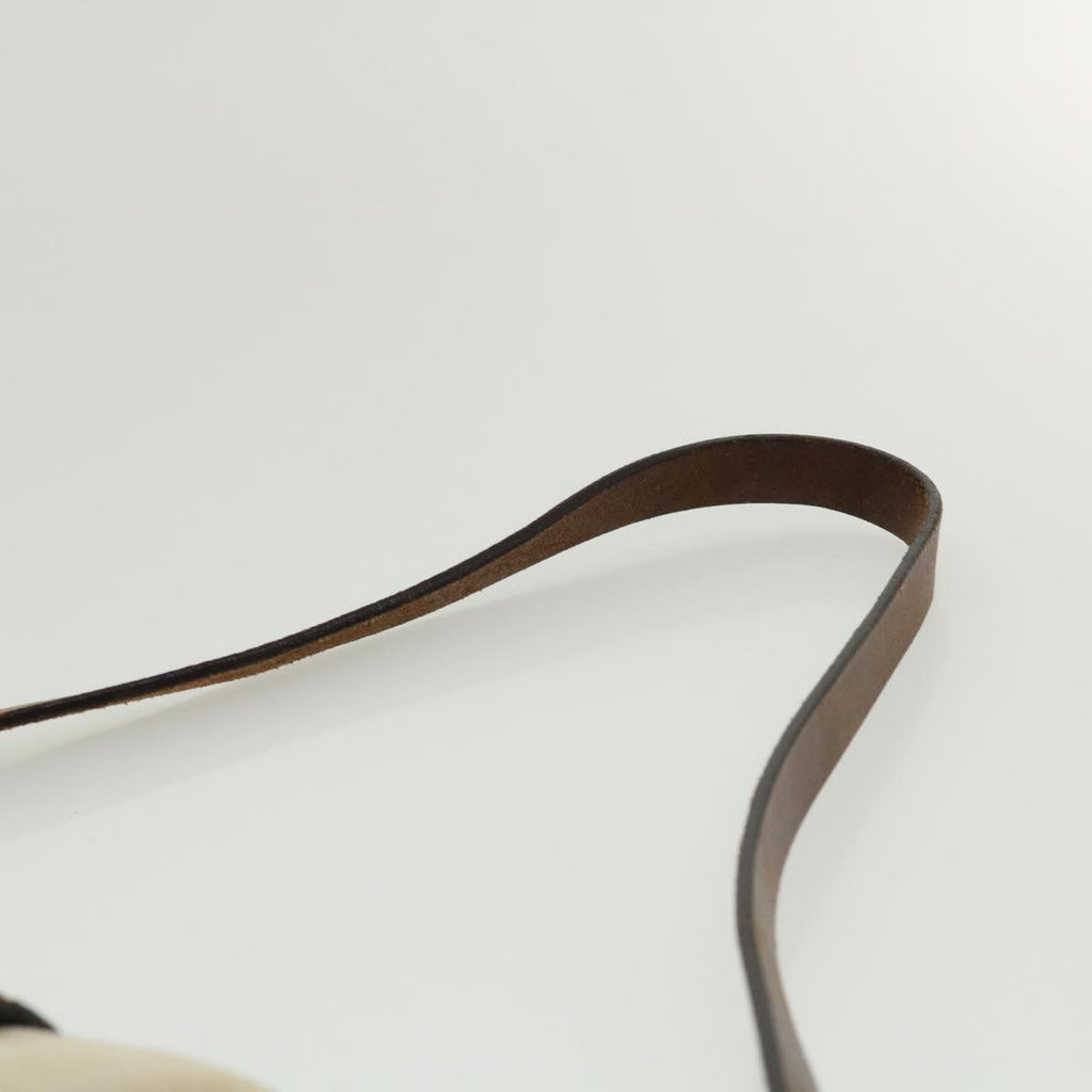 FENDI Mamma Baguette Zucca Canvas Shoulder Bag Beige rd3993