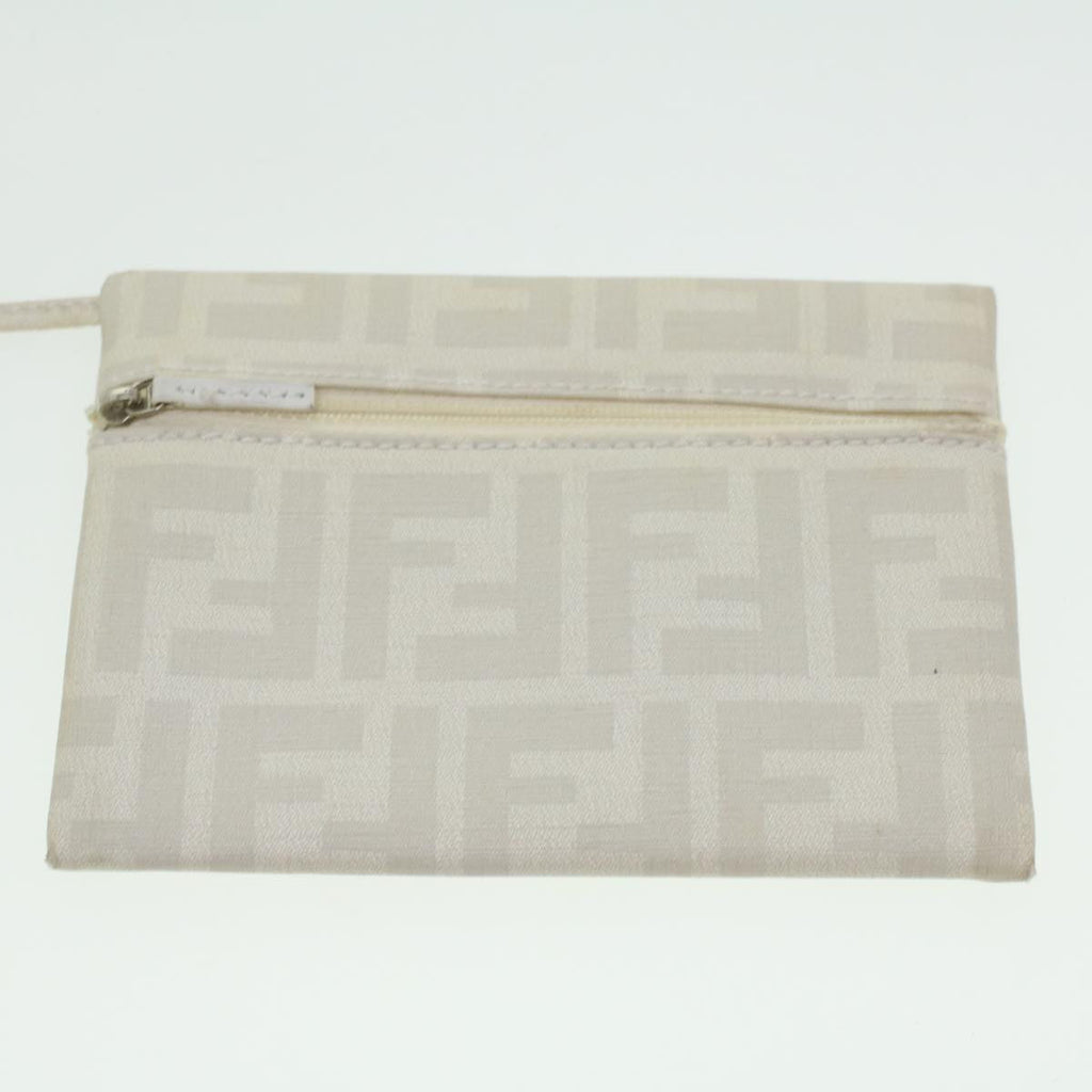 FENDI Zucca Canvas Tote Bag White rd4162