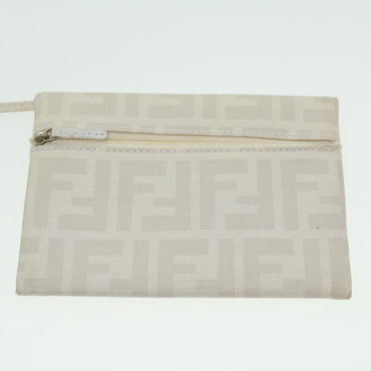 FENDI Zucca Canvas Tote Bag White rd4162