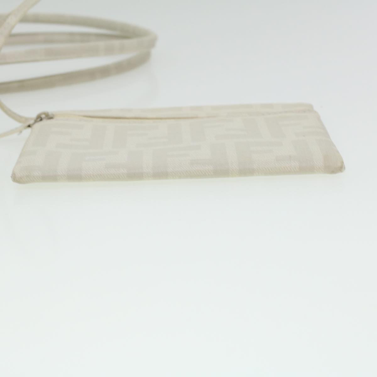 FENDI Zucca Canvas Tote Bag White rd4162