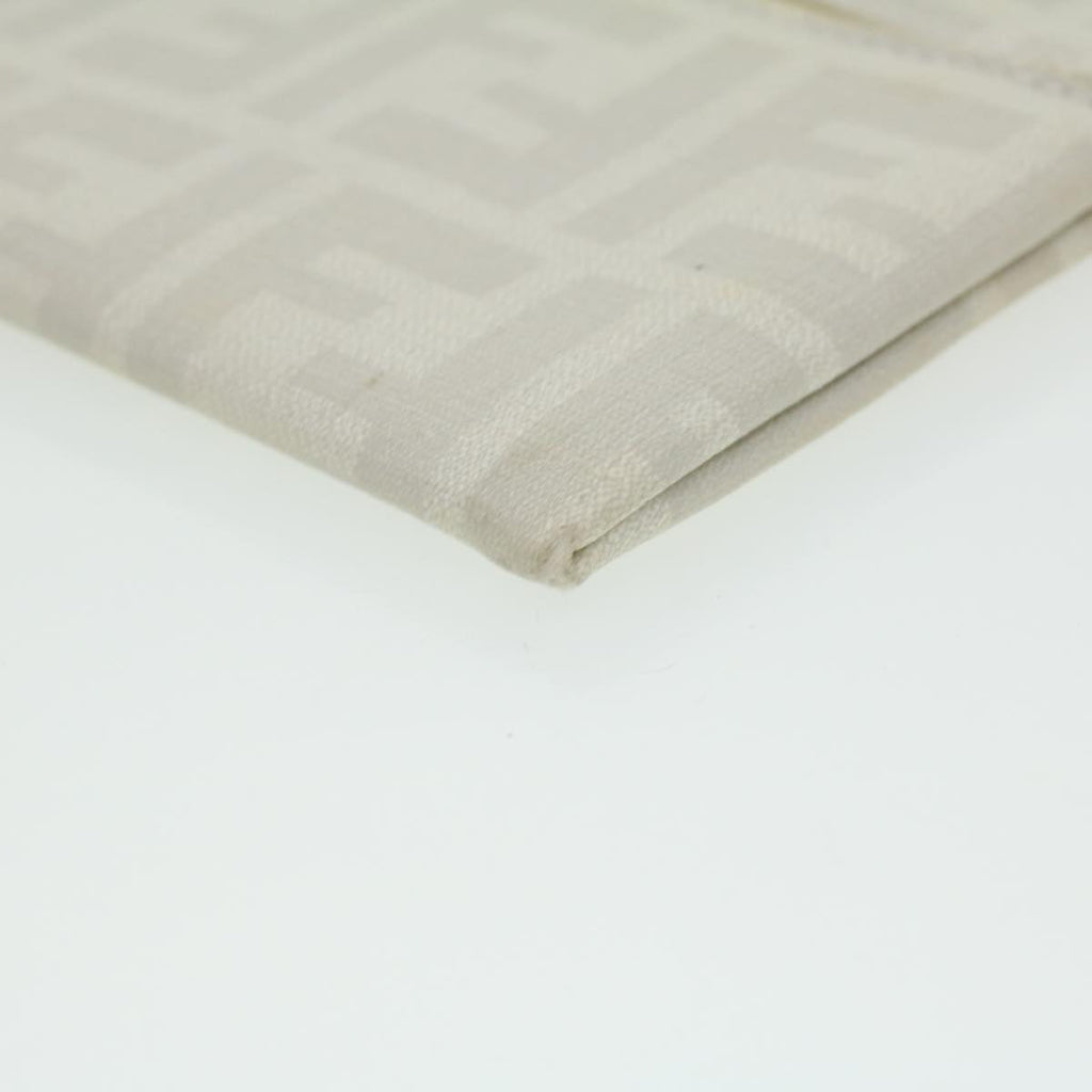 FENDI Zucca Canvas Tote Bag White rd4162
