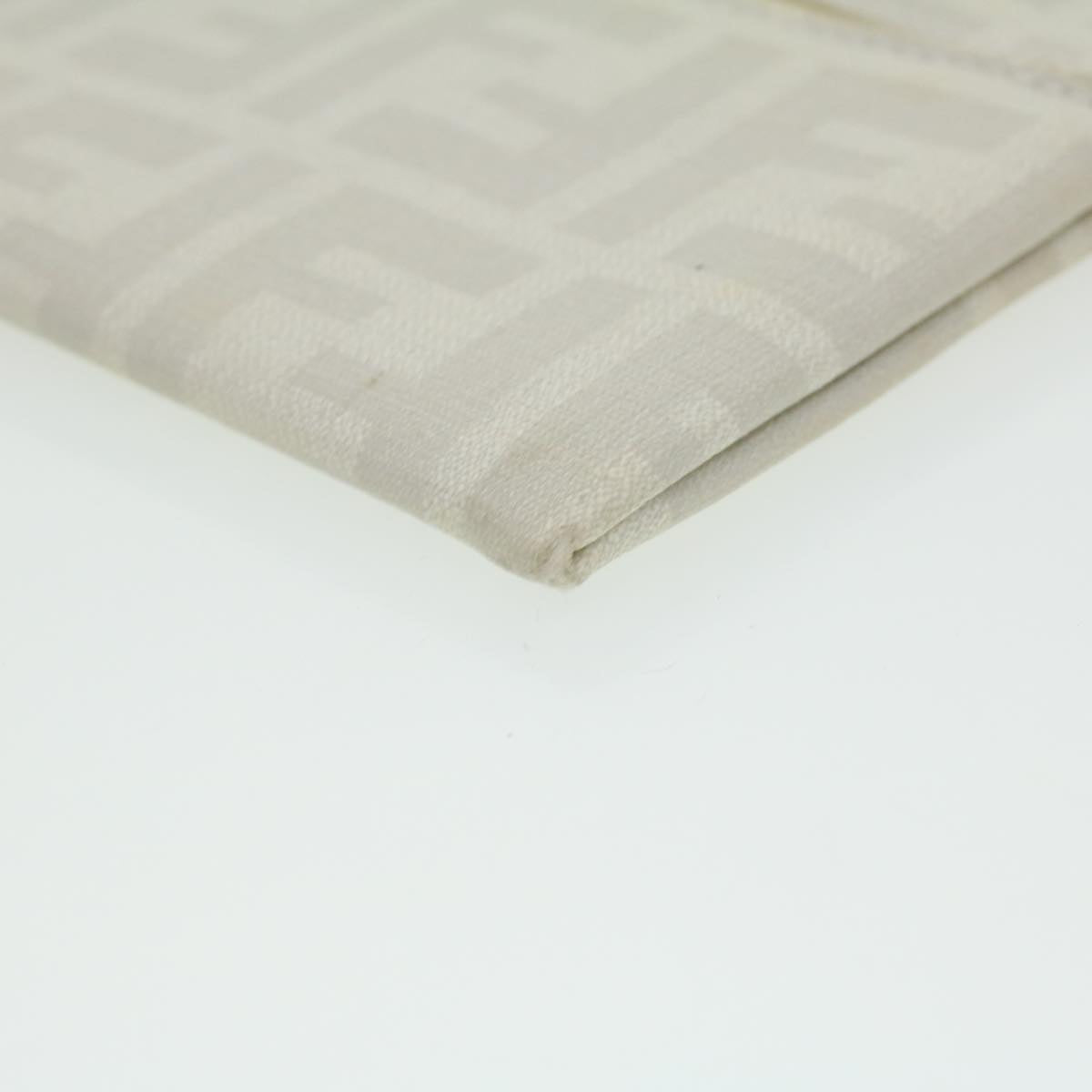 FENDI Zucca Canvas Tote Bag White rd4162