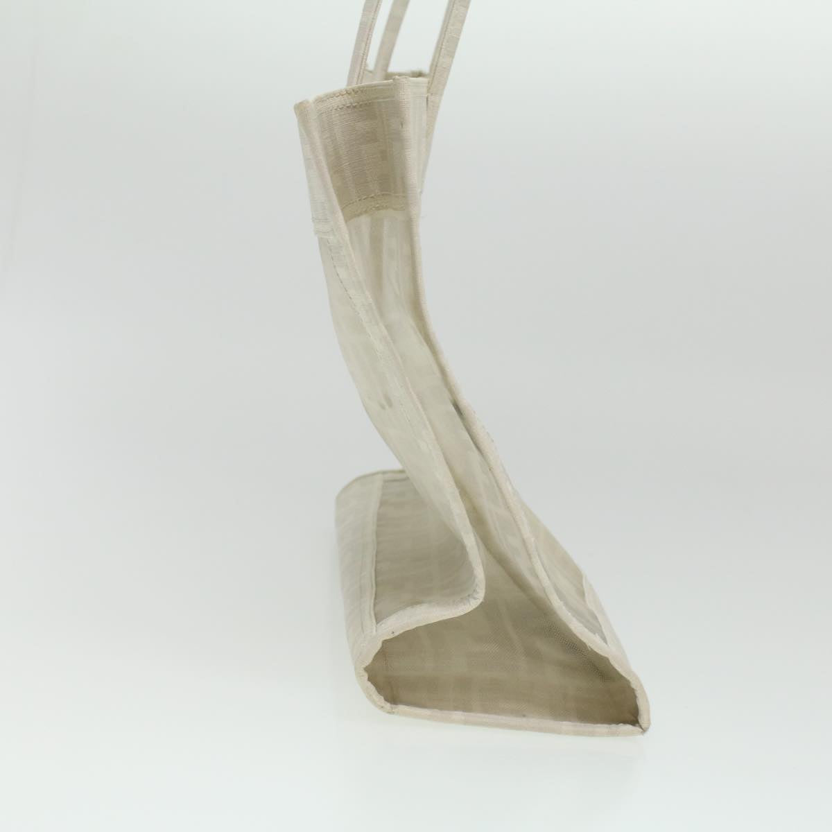 FENDI Zucca Canvas Tote Bag White rd4162