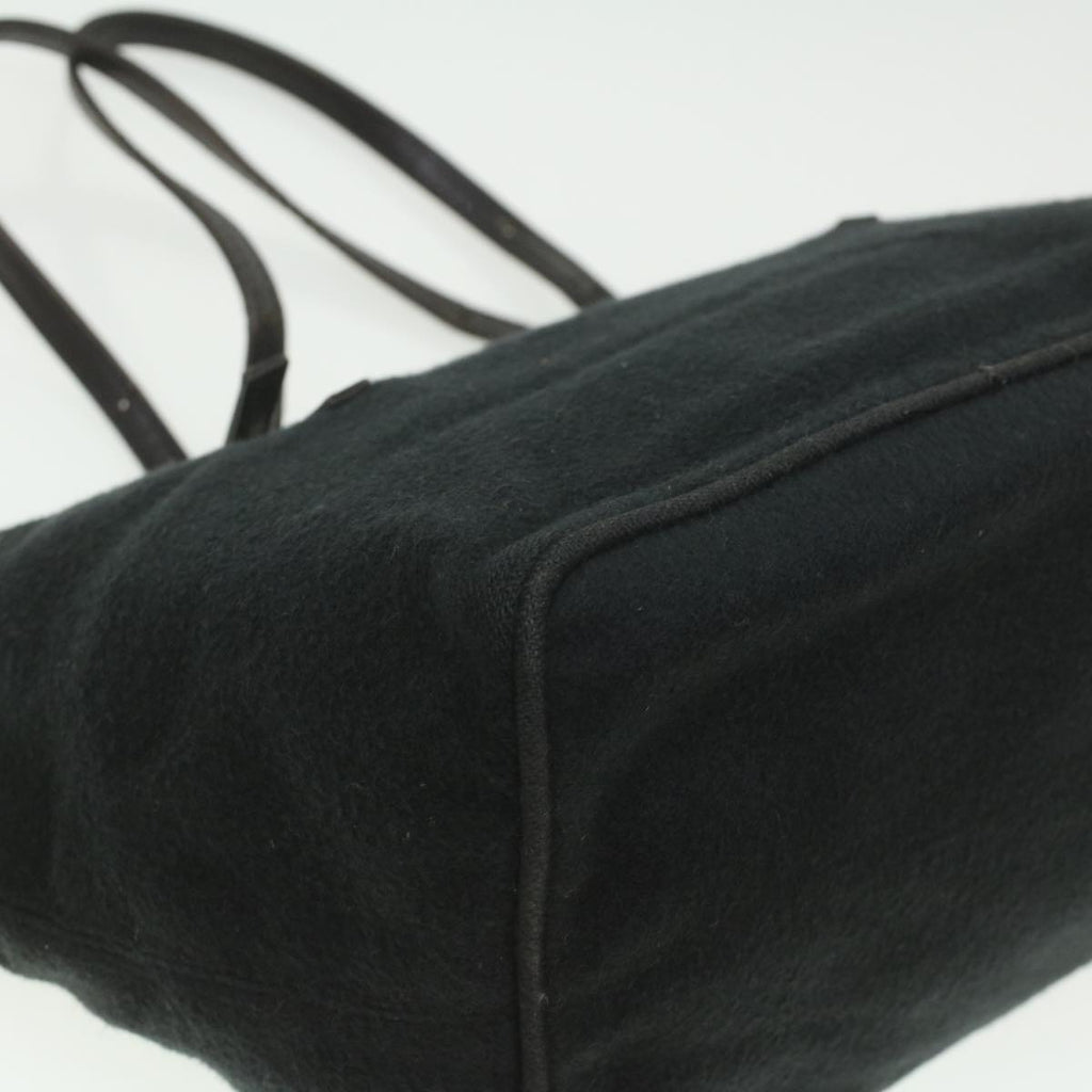 FENDI Hand Bag Wool Black rd4314