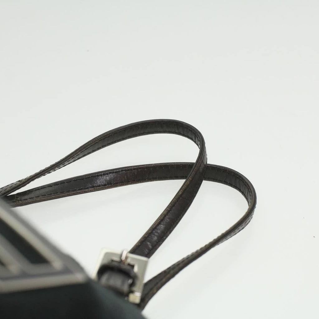 FENDI Hand Bag Wool Black rd4314