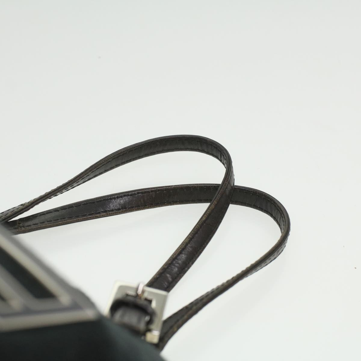 FENDI Hand Bag Wool Black rd4314