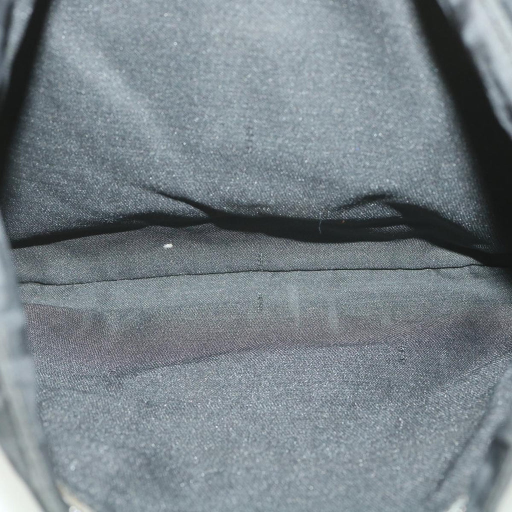 FENDI Zucca Canvas Shoulder Bag Nylon Black rd4345