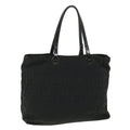 FENDI Zucca Canvas Shoulder Bag Nylon Black rd4348
