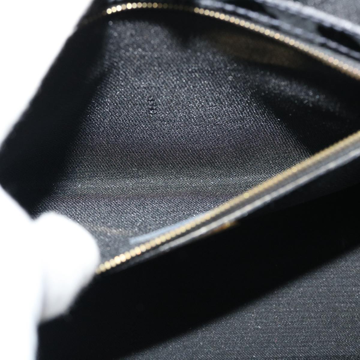 FENDI Hand Bag Leather 2way Black rd4371