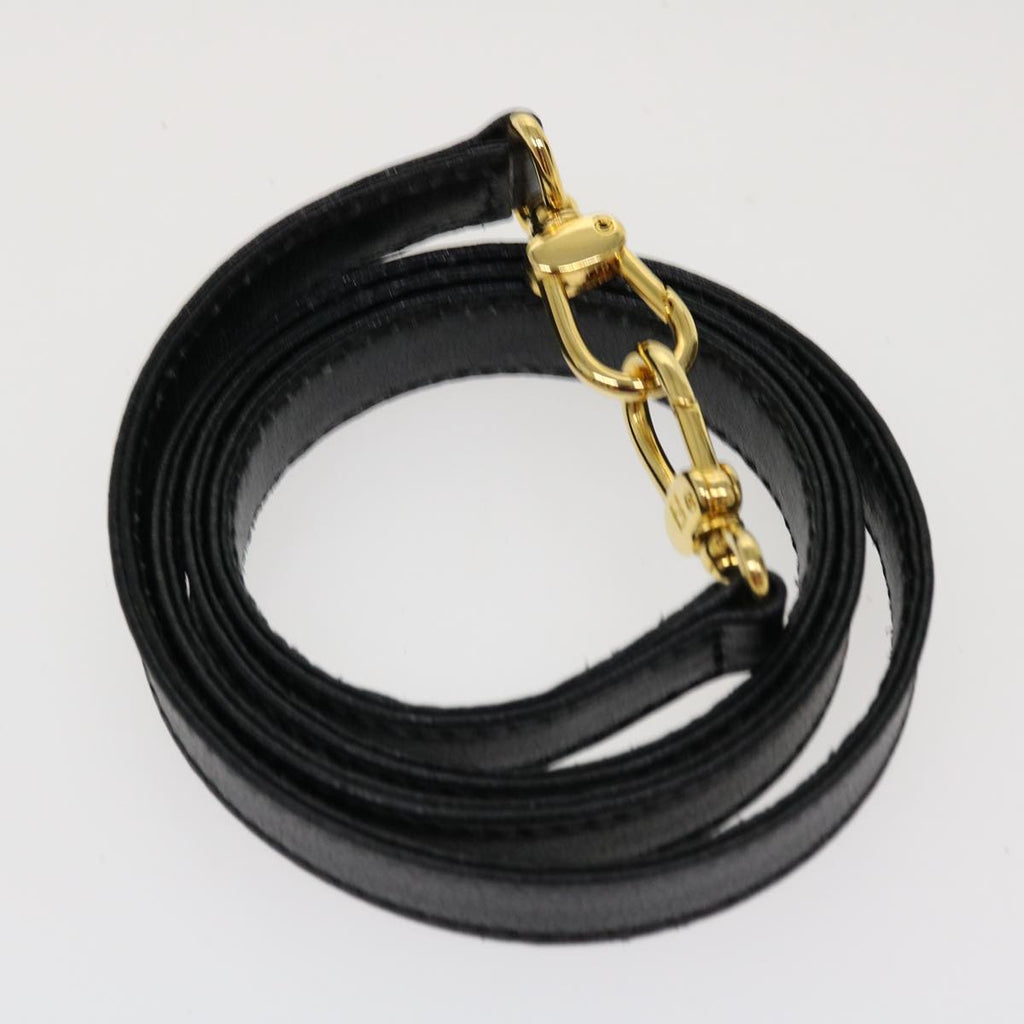 FENDI Hand Bag Leather 2way Black rd4371
