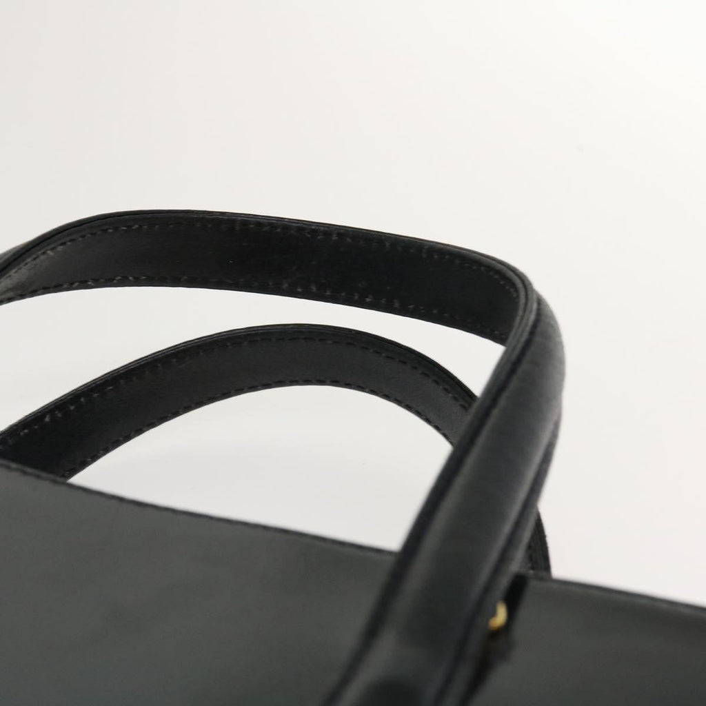FENDI Hand Bag Leather 2way Black rd4371