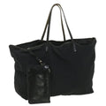 FENDI Zucca Canvas Tote Bag Nylon Black rd4391