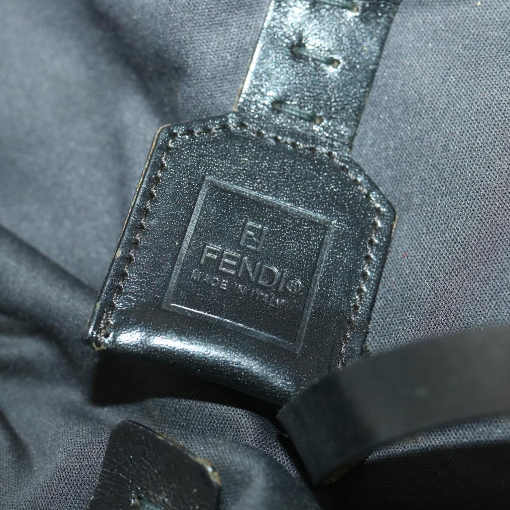 FENDI Zucca Canvas Tote Bag Nylon Black rd4391