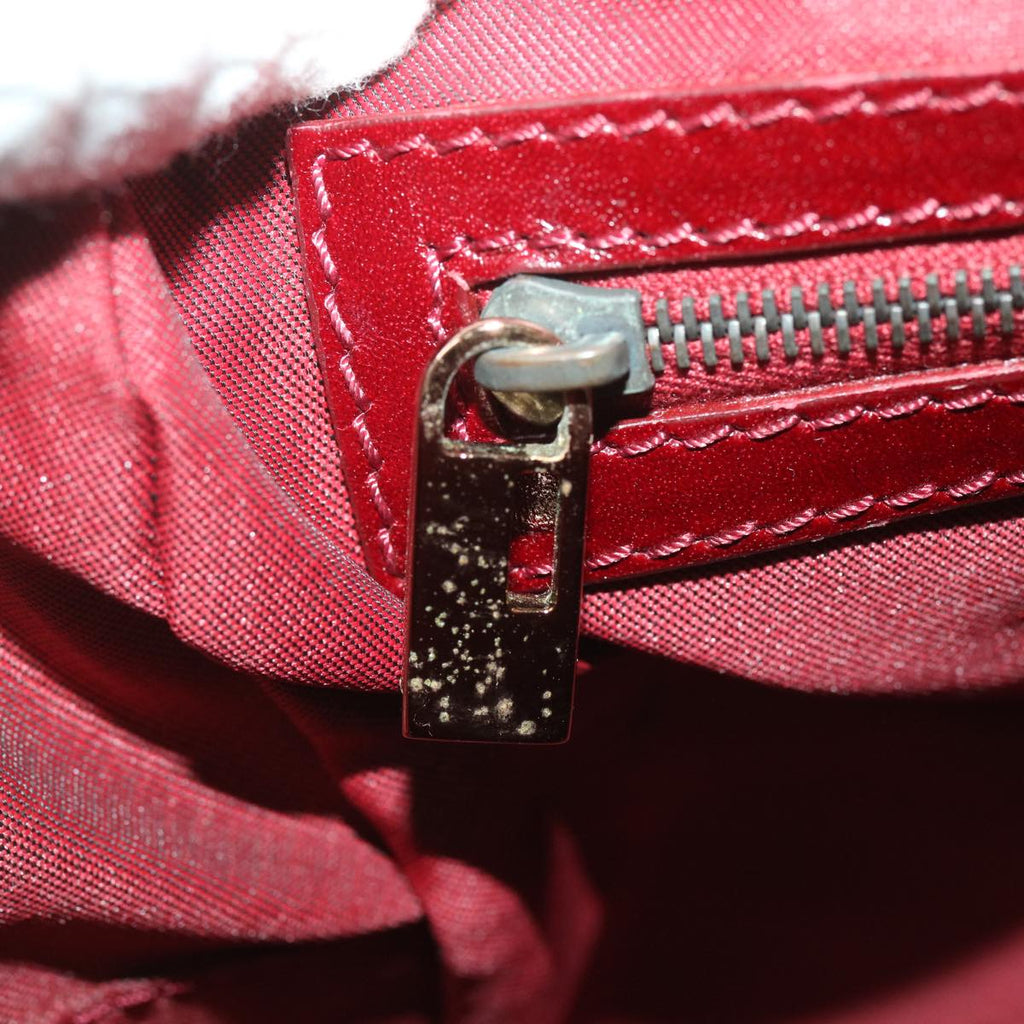 FENDI Zucchino Canvas Hand Bag Red rd4396