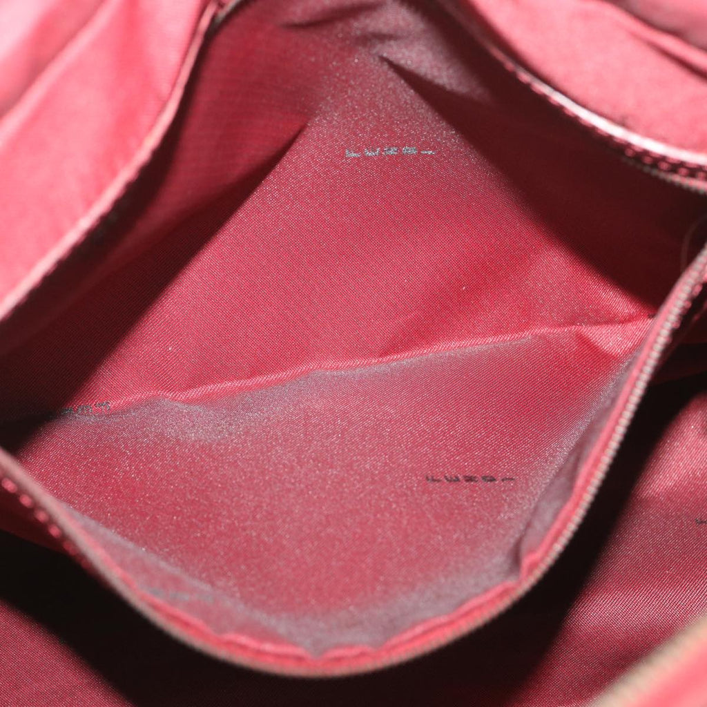 FENDI Zucchino Canvas Hand Bag Red rd4396