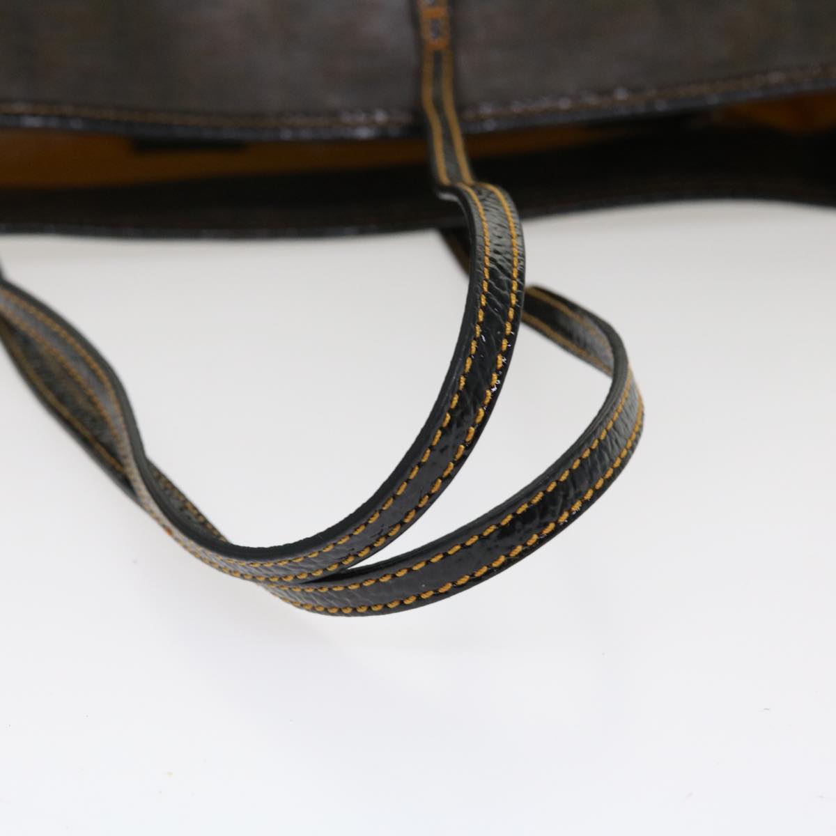 FENDI Zucca Canvas Tote Bag Coated Canvas Brown Yellow rd4550