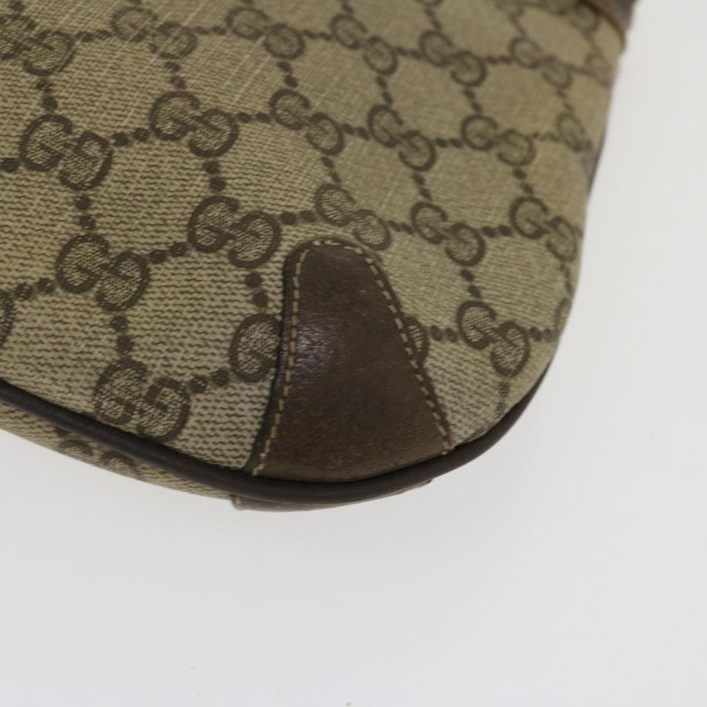 GUCCI Web Sherry Line GG Canvas Boston Bag PVC Leather Beige Green Red rd4560