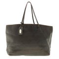 FENDI Tote Bag Leather Brown Auth rd4683