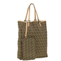 FENDI Zucchino Canvas Tote Bag Beige 3677/8BH006028 rd4733