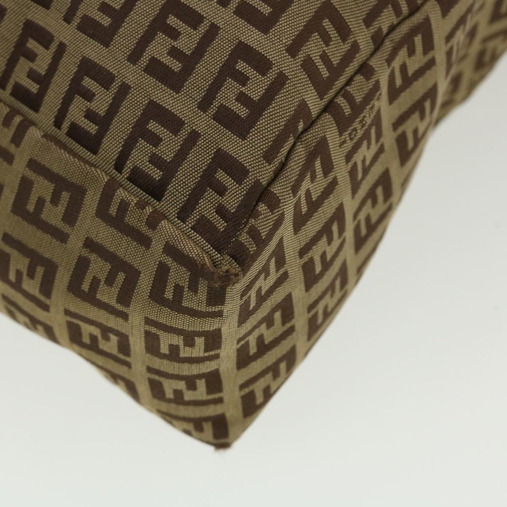 FENDI Zucchino Canvas Tote Bag Beige 3677/8BH006028 rd4733