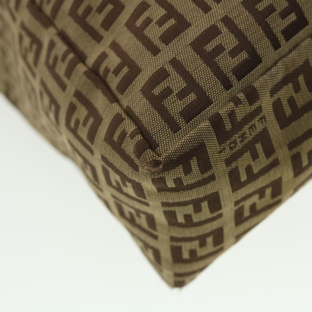FENDI Zucchino Canvas Tote Bag Beige 3677/8BH006028 rd4733