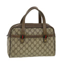 GUCCI GG Canvas Web Sherry Line Hand Bag Beige Red Green 24.02.053 rd4756