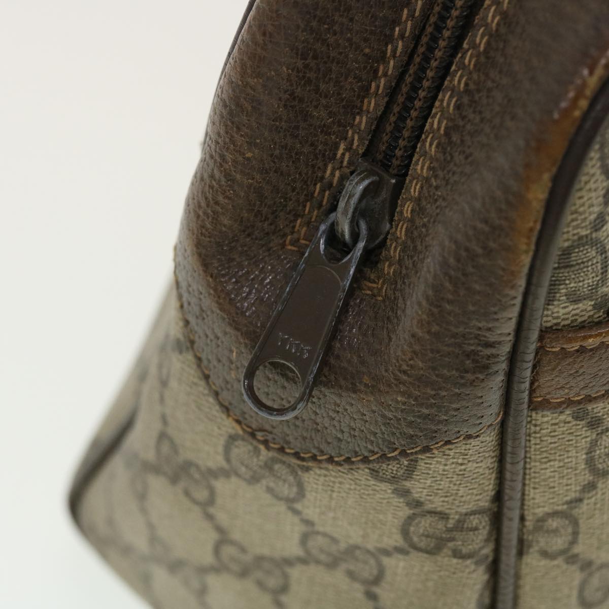 GUCCI GG Canvas Web Sherry Line Hand Bag Beige Red Green 24.02.053 rd4756