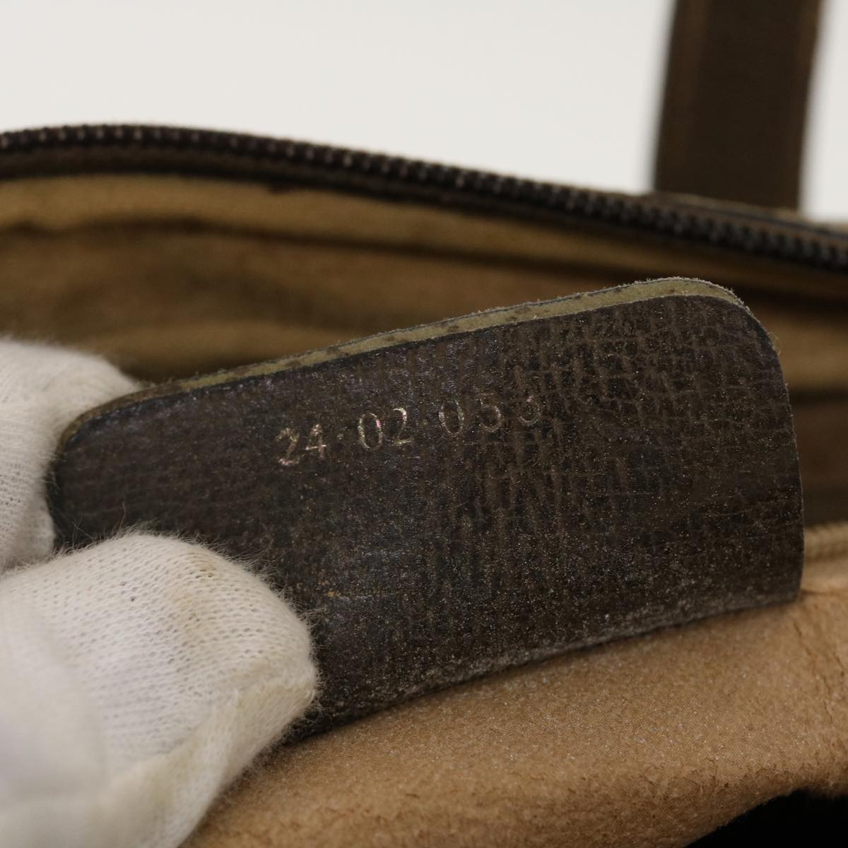 GUCCI GG Canvas Web Sherry Line Hand Bag Beige Red Green 24.02.053 rd4756