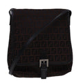 FENDI Zucchino Canvas Shoulder Bag Brown 2354/8BT052/JQ5/039 rd4875