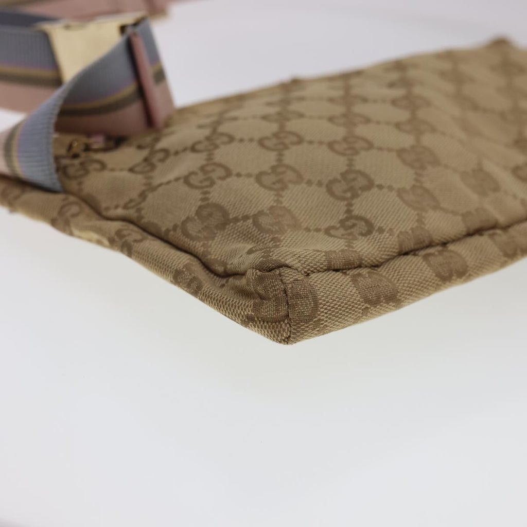 GUCCI GG Canvas Waist bag Beige 28566 rd4879