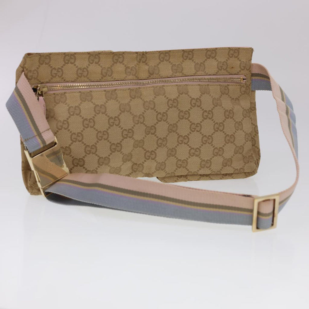 GUCCI GG Canvas Waist bag Beige 28566 rd4879