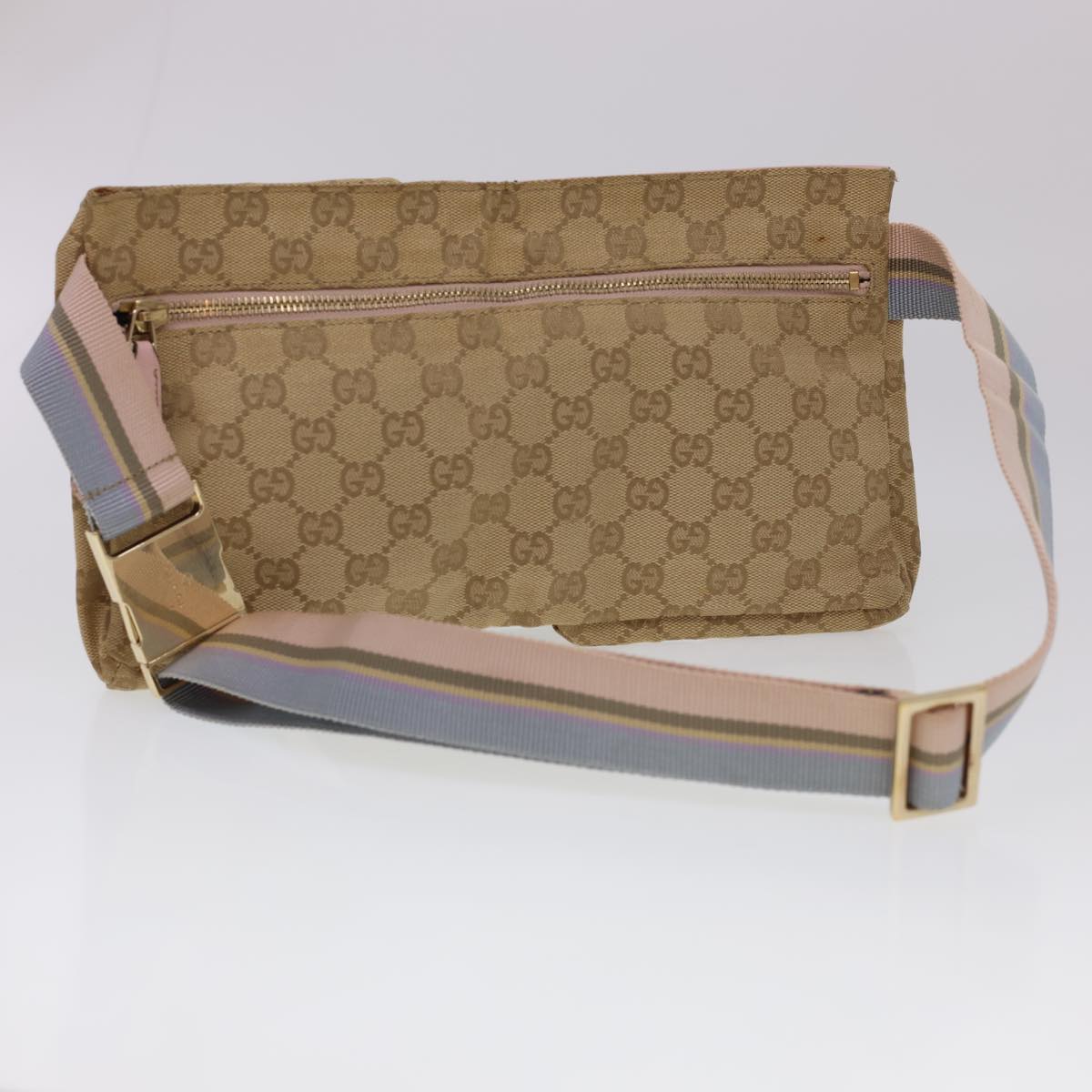 GUCCI GG Canvas Waist bag Beige 28566 rd4879