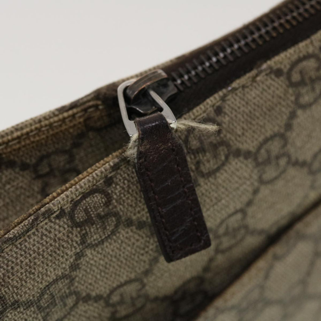 GUCCI GG Canvas Web Sherry Line Hand Bag Beige Red Green 152604 rd4886