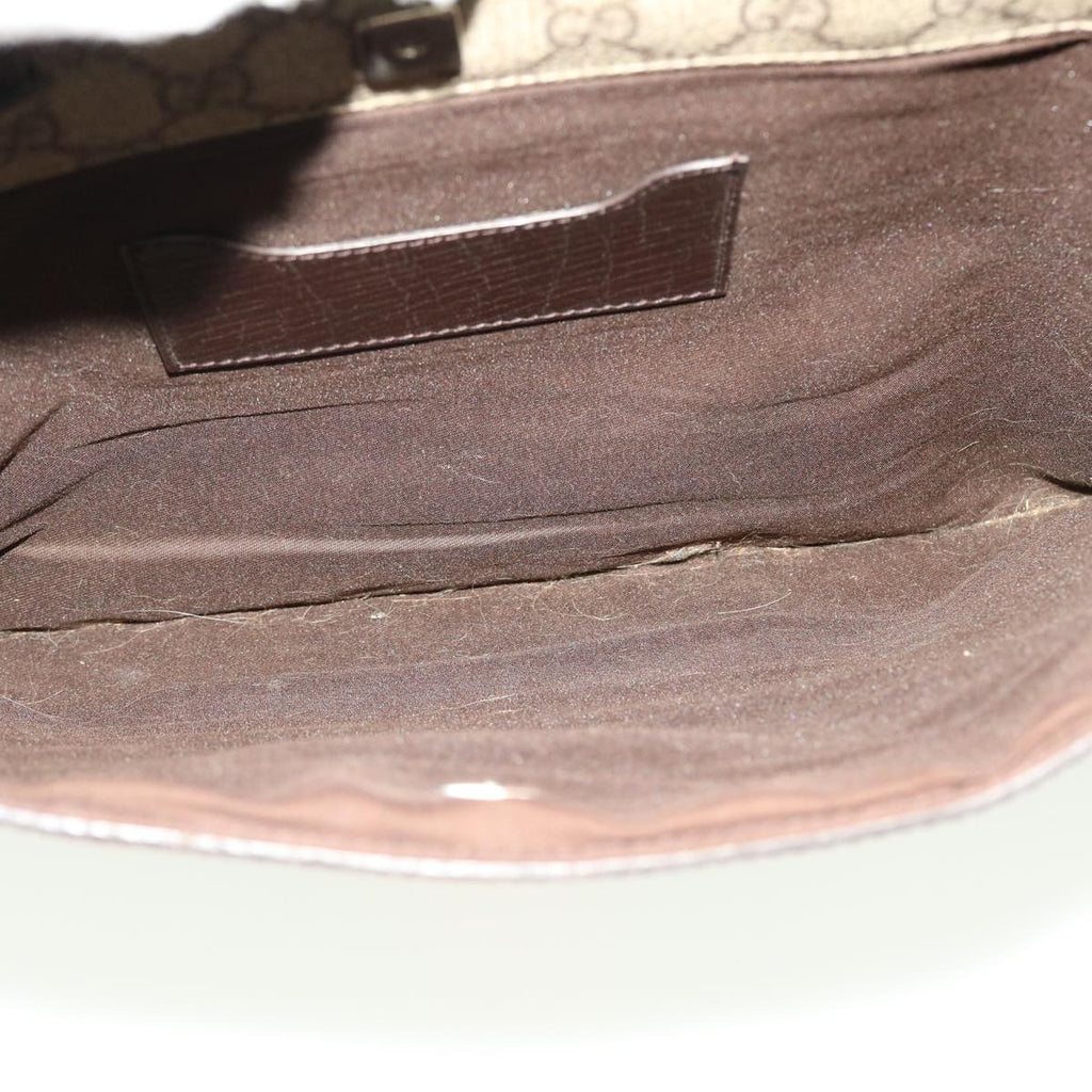 GUCCI GG Canvas Web Sherry Line Hand Bag Beige Red Green 152604 rd4886
