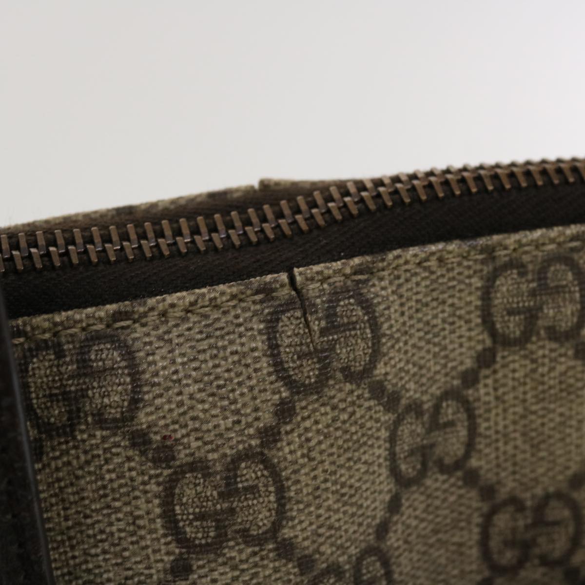 GUCCI GG Canvas Web Sherry Line Hand Bag Beige Red Green 152604 rd4886