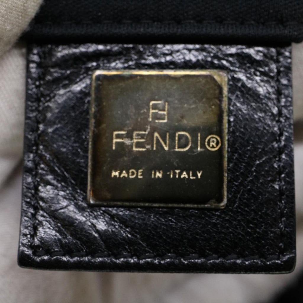 FENDI Shoulder Bag Nylon Black rd4906