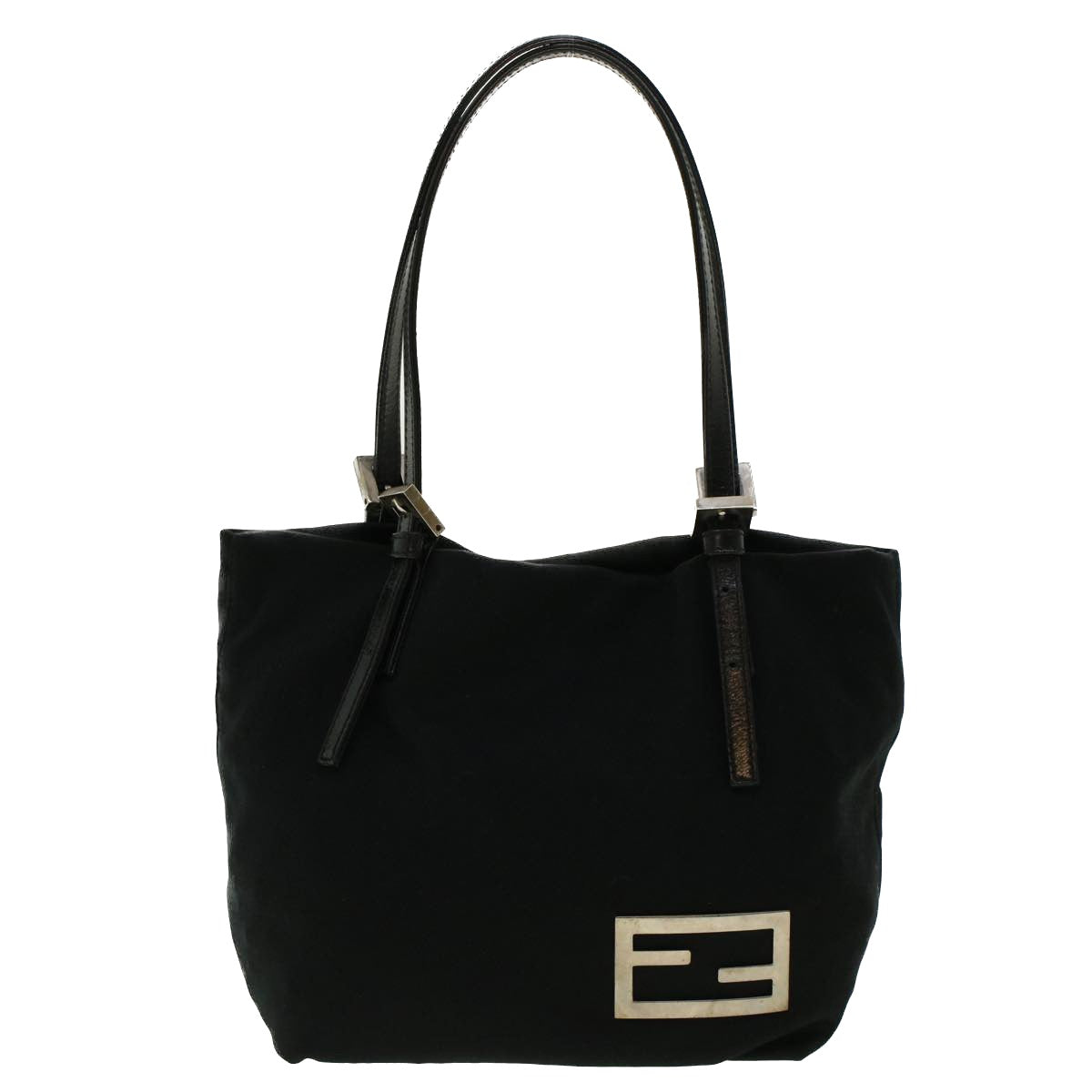 FENDI Shoulder Bag Nylon Black rd4906