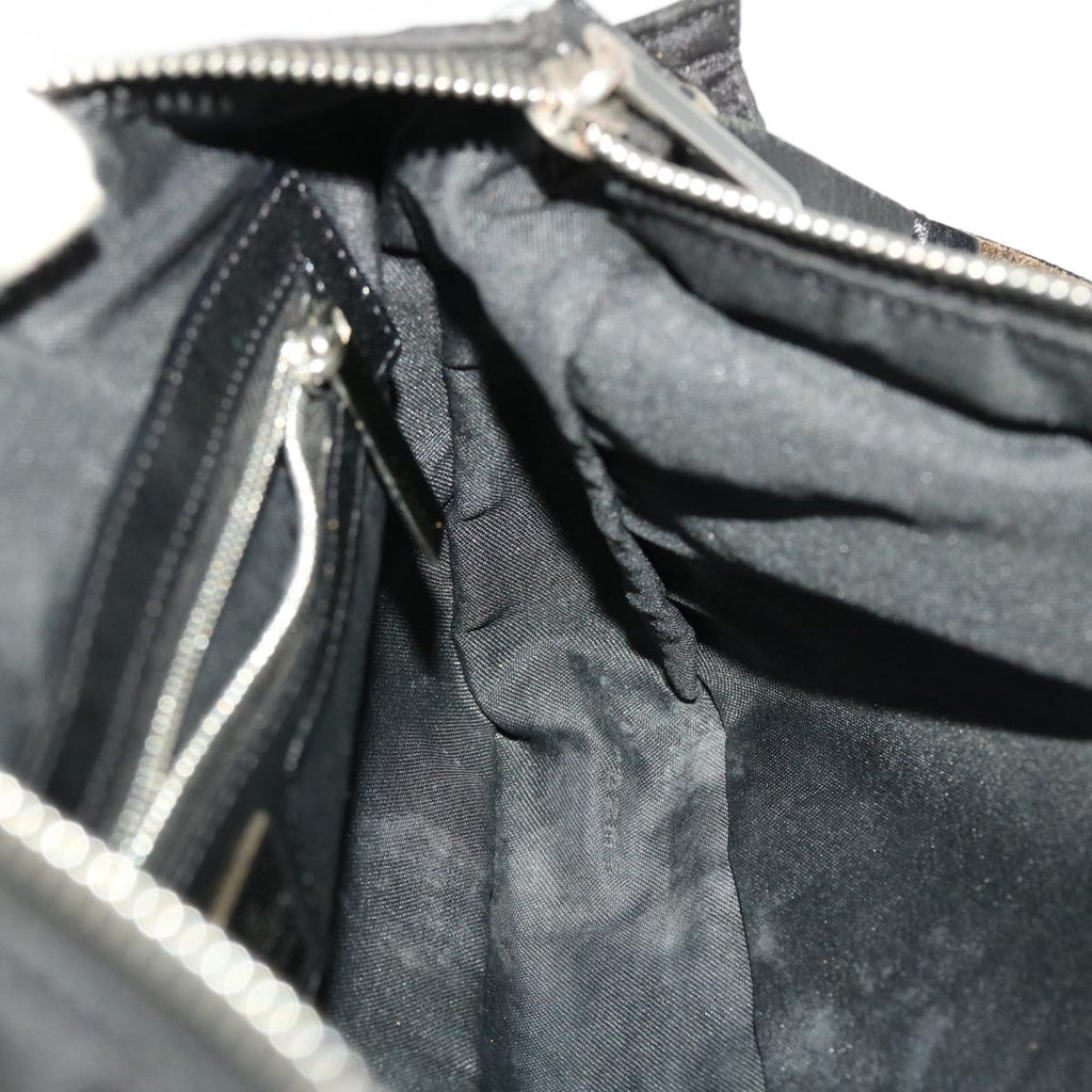 FENDI Zucca Canvas Shoulder Bag Black 2241-26617099 rd4911