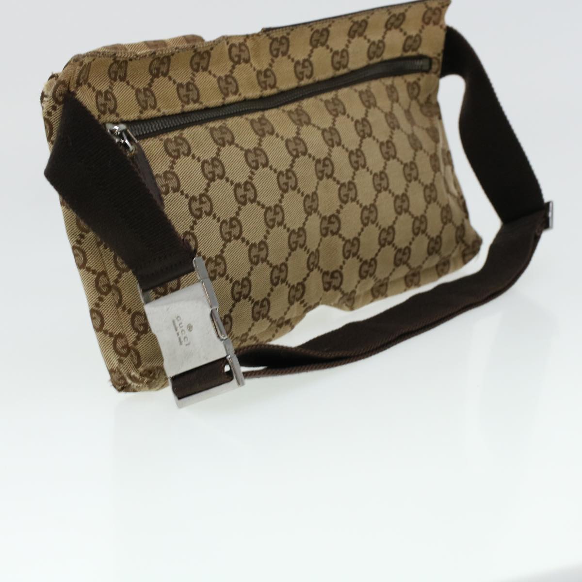 GUCCI GG Canvas Waist bag Beige 28566 rd4932
