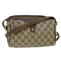 GUCCI GG Canvas Web Sherry Line Shoulder Bag Beige Red 89.02.018 rd4964