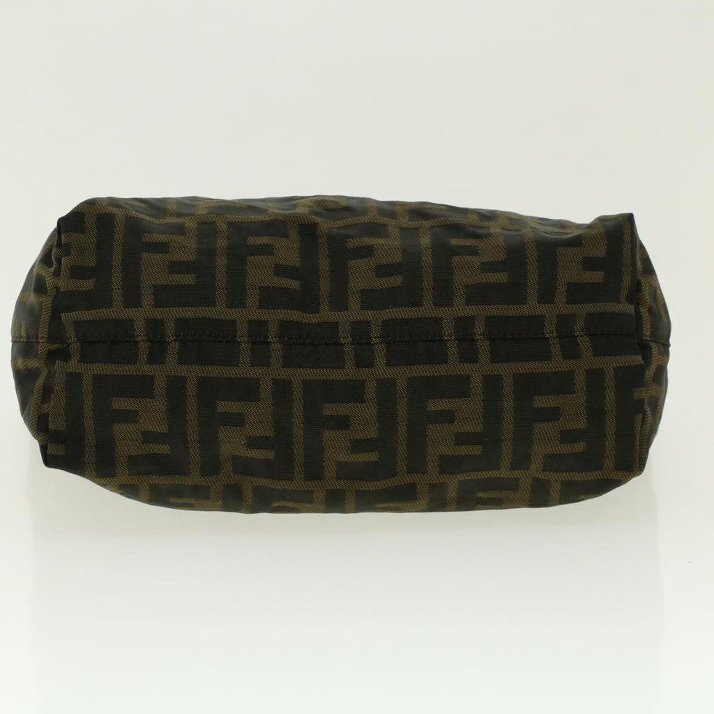 FENDI Zucca Canvas Shoulder Bag Black Brown 2228-26633-008 rd4980