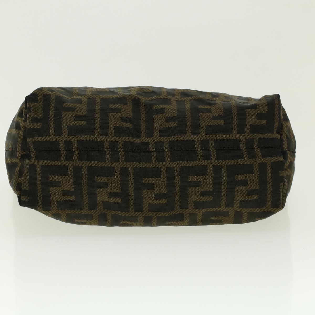 FENDI Zucca Canvas Shoulder Bag Black Brown 2228-26633-008 rd4980