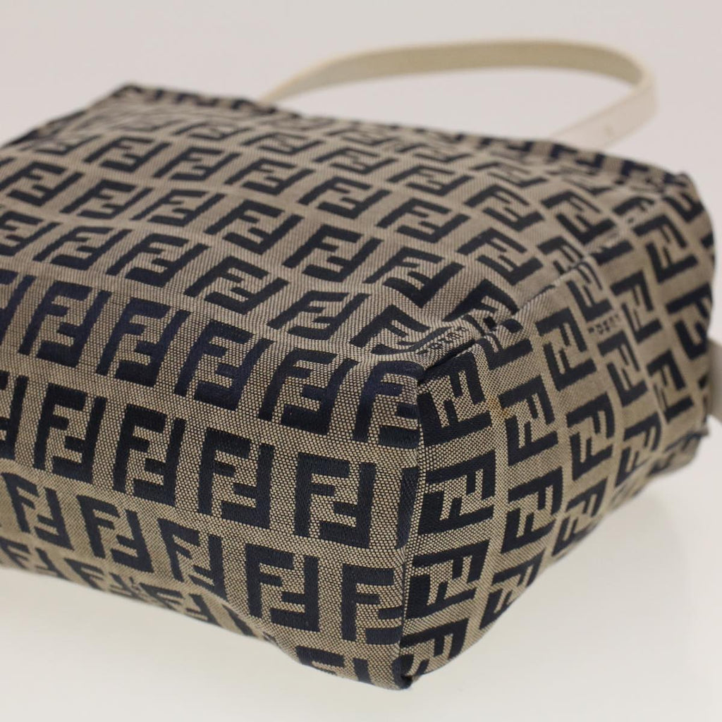 FENDI Zucchino Canvas Hand Bag Navy 2415 8N0000-028 rd5029