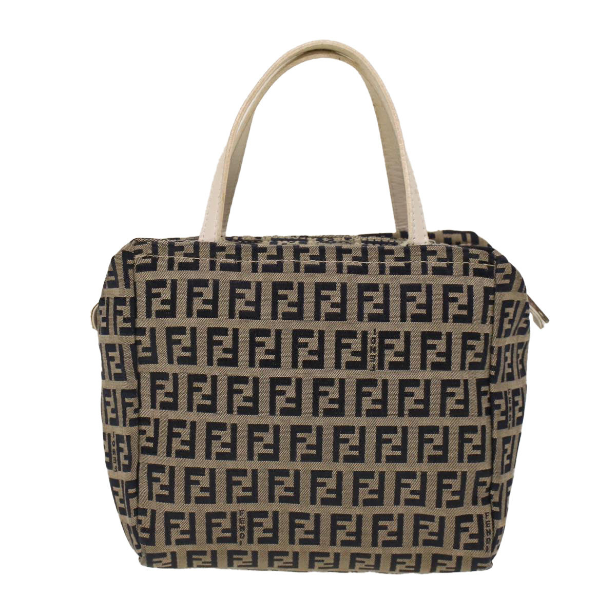 FENDI Zucchino Canvas Hand Bag Navy 2415 8N0000-028 rd5029